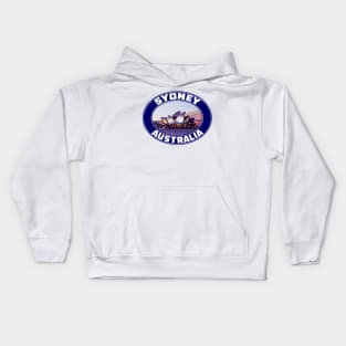 Sydney Australia Opera House Harbor Harbour Kids Hoodie